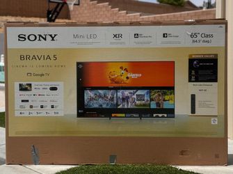 65XR50 65” Sony smart 4k mini led tv Bravia 5