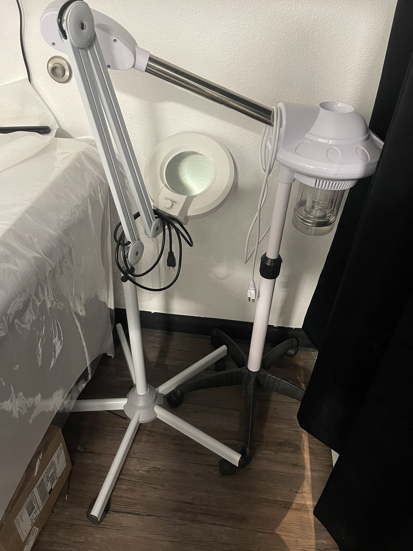 Facial Steamer, Light, And Microdermabrasion 