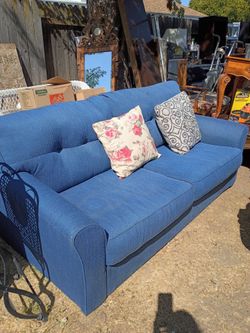 Blue couch