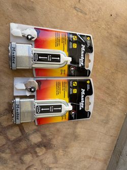 Master Lock Padlocks with Keys