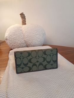 COACH -  CHECK - WALLET - $$ HOLDER