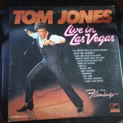Tom Jones Live In Las Vegas 12-in Vinyl Record