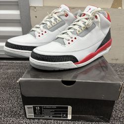 Size 13 - Air Jordan 3 Retro 2007 Fire Red