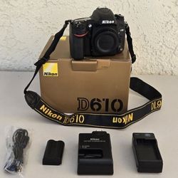 Nikon D610 DSLR  (Body Only) Excellent Condition 