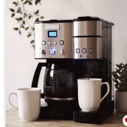 BRAND NEW IN BOX CUISINART COFFEE CENTER 12 CUP COFFEE MAKER AND SINGLE SERVE BREWER …$120 Dlls …FIRM 