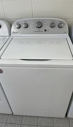Whirlpool Top Load Washer & Dryer Set – Deep Water, Auto Dry, White