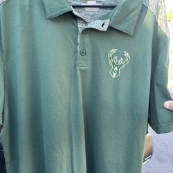 Milwaukee bucks golf polo