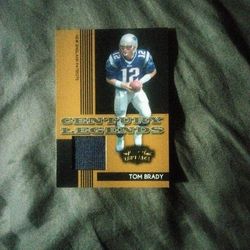 Tom Brady  Jersey Card