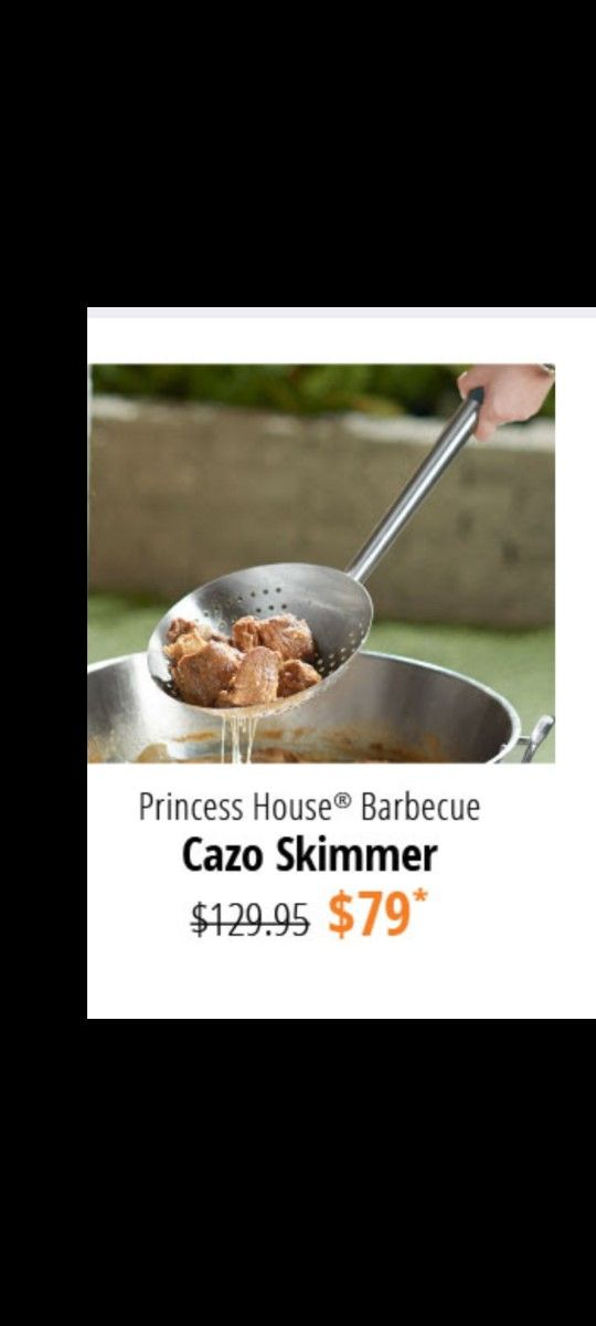 COLADOR PARA CARNITAS DE ACERO INOXIDABLE PRINCESS HOUSE 🫒🌷🫒🌷