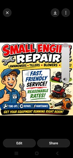 LAWNMOWER, TILLER, BLOWERS REPAIR