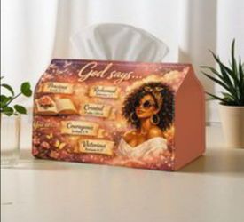 Christian Inspirational Scriptures Tissue Box Cover
