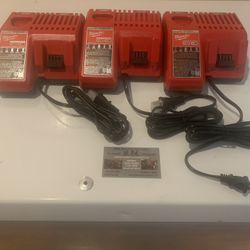 New Milwaukee Batteries & Chargers