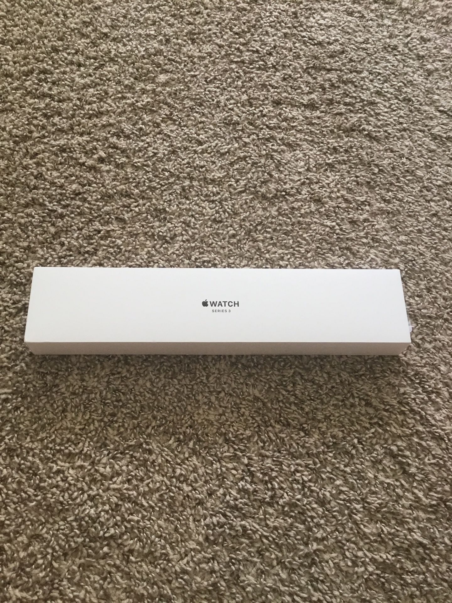 Apple Watch series 3 42mm space grey aluminum BOX ONLY