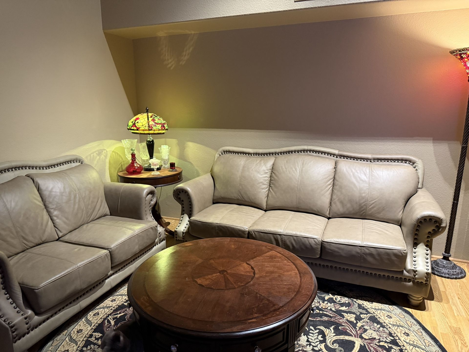 Leather Sofa & Loveseat 