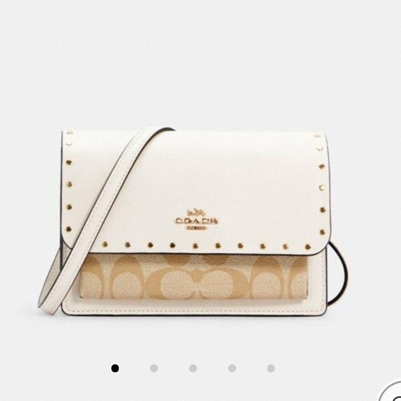 CoachFoldover Belt Bag In Signature Canv