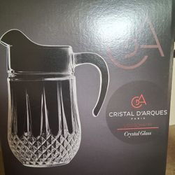 Crystal Beverage Pitcher 