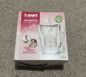 Brand New BWT Magnesium Mineralizer 2.7L Water Pitcher with Filter Natural