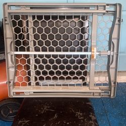 2 Carlson Pet Products Expandable Pet Gates , 28"-42"W x 23"H, Gray