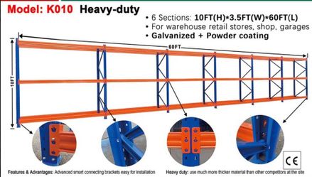 Warehouse shelf pallet rack ￼
