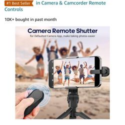 Remote Control Page Turner for Kindle Paperwhite Oasis Kobo eReaders, Camera Video Recording Remote Triggers, Page Turner Clicker for ipad Tablets Rea