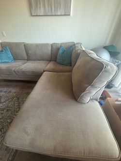 L shaped sectional - Dark grey