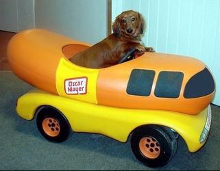 Oscar Meyer Wiener Mobile pedal car