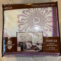 Baby Girl Flower Baby Crib Set