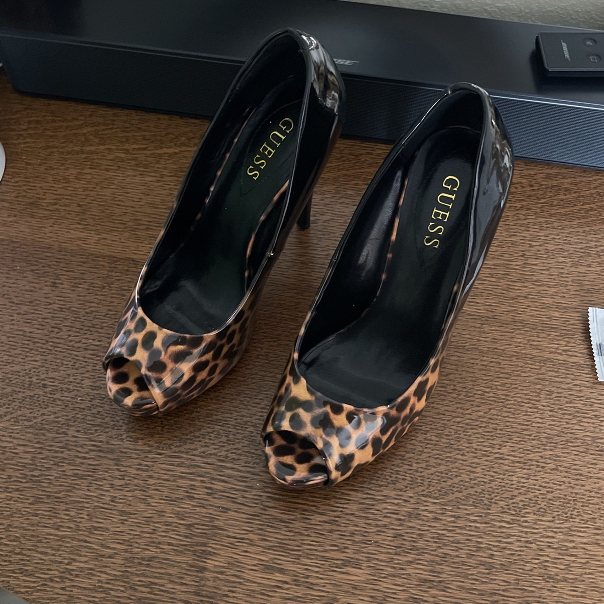 Cheetah Print Guess heels