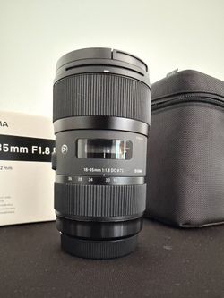 Sigma EF 18-35mm 1.8 APS-C Super 35 Lens