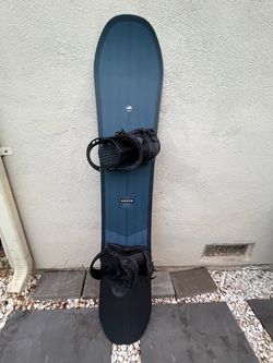 Arbor 152 cm Snowboard and Now Bindings