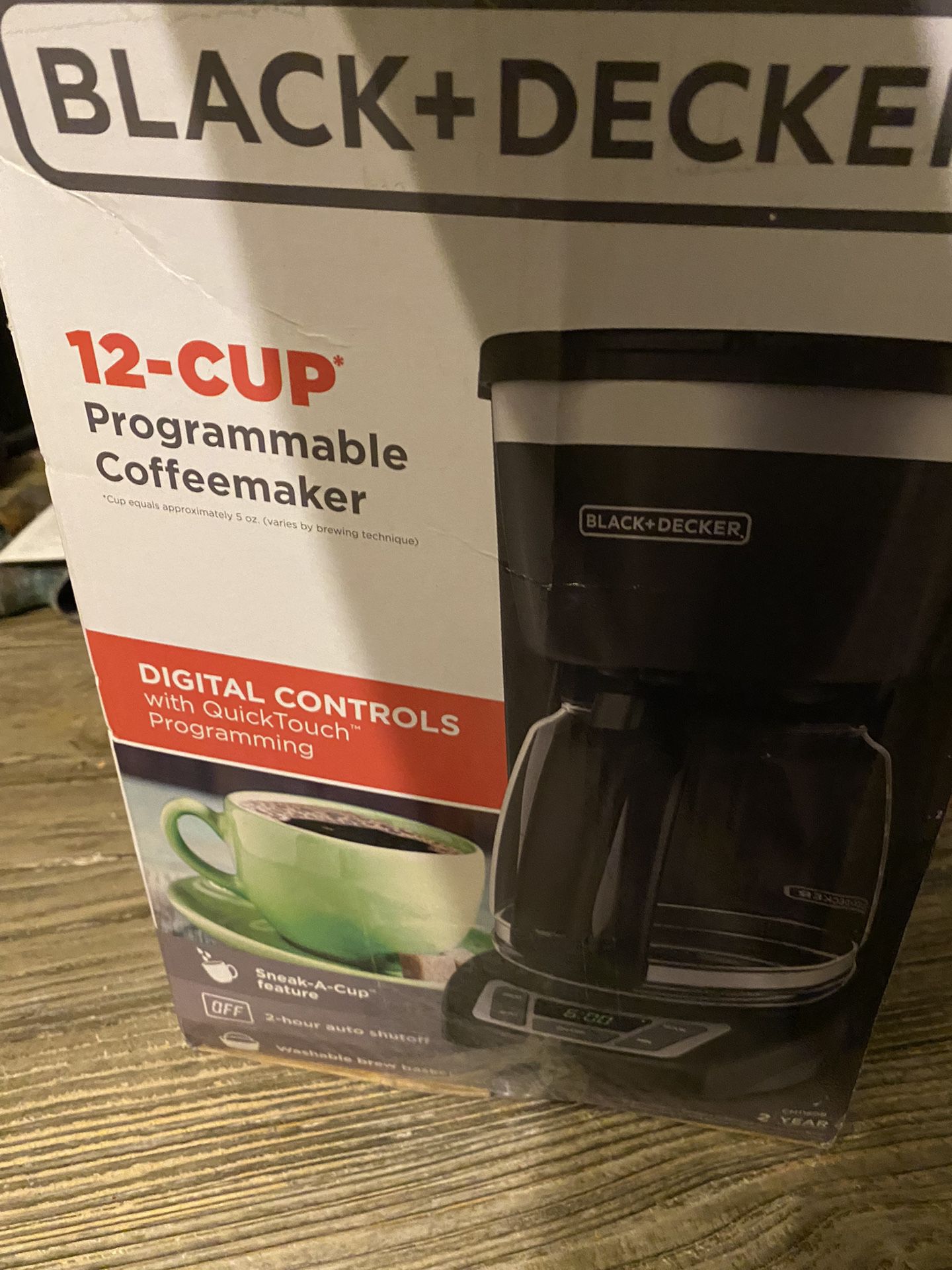 Black + Decker 12 Cup Programmable Coffee Maker 