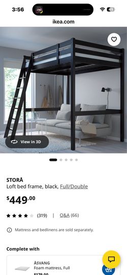 IKEA SORTA loft bed Full size