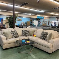 Sectional In Stock For Immediate Delivery 