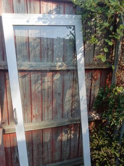 Aluminum Frame Storm Screen Door