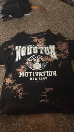 Houston Tie Dye Shirt Size Medium