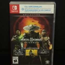 Nintendo Switch Mortal Kombat Aftermath Kollection - CASE ONLY NO GAME