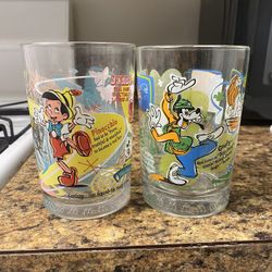 Disney McDonald’s Collectible Glass Cups 