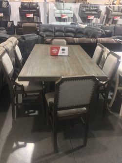 7Pc Counter Height Table Set Sale