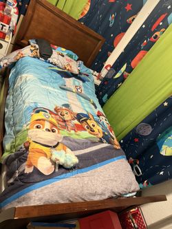 Wood Twin Bed