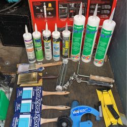 Painting Supplies And Caulk Silicones 