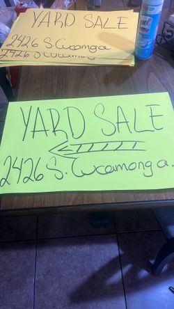 Yard sale