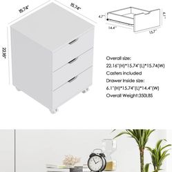 White Filing Cabinet - Unopened box 