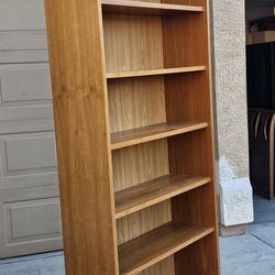 Large Teak Bookcase