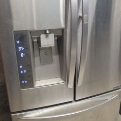 LG REFRIGERATOR NEW COMPRESSOR INSTALLED WORKS GREAT CAN DELIVER 