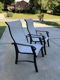 Tropitone High Back Sling Chairs
