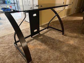 Glass desk