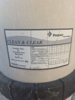 Pentair Clean & Clear Cartridge Pool Filter