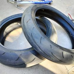 MC Sport Bike Tire Set 180  & 120 X 17