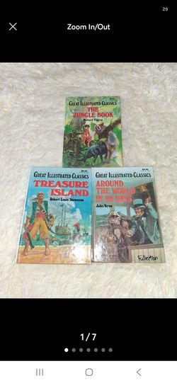 Great Illustrated Classics Books Set of 3