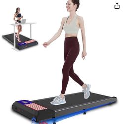 2025 Walking Pad Treadmill,Portable Under Desk Treadmill for Home & Office,2 in 1 Folding Walking Pad with Incline,Walking Pad with Remote Control,LED